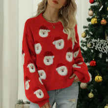 Santa Claus Face Fuzzy Sweater 9/7