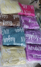 Personalized Name Blankets - 10/27