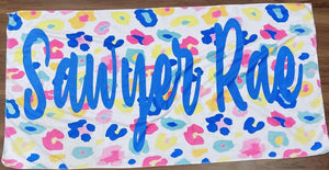 Personalized Beach Towels 5/18
