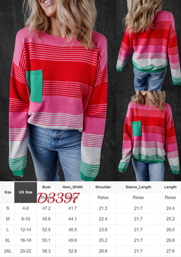 Candy Stripe Sweater 11/24