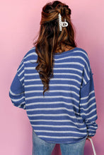 Drop Shoulder Stripe Sweater 12/8