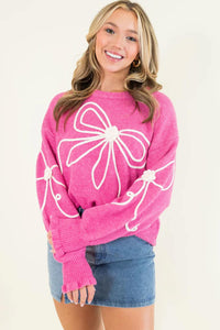 Pink Bow Sweater 12/8