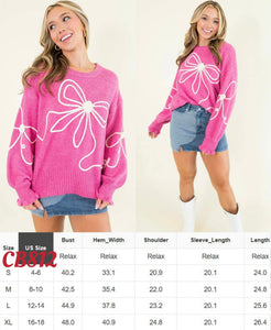 Pink Bow Sweater 12/8