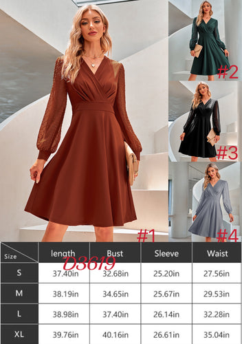 Sheer Sleeve Dress 11/24