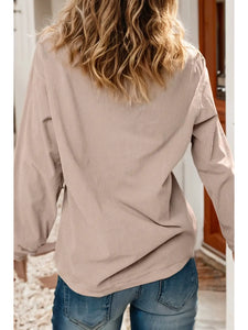 Chenille Pumpkin Corded Sweatshirt 9/7