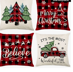 Set of 4 Pillow Cover Sets WEEKLY