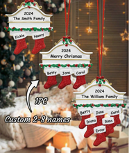 Personalized Family Christmas Hearth Ornament WEEKLY