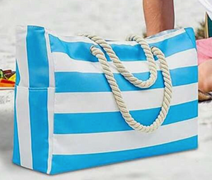 Canvas Stripe Tote Bags WEEKLY