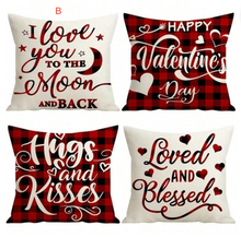 Valentine Set of 4 Pillow Cover Sets WEEKLY