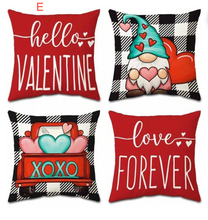 Valentine Set of 4 Pillow Cover Sets WEEKLY