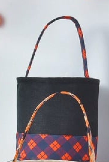 Plaid Halloween Buckets 9/14