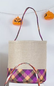Plaid Halloween Buckets 9/14