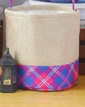 Plaid Halloween Buckets 9/14