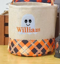 Plaid Halloween Buckets 9/14