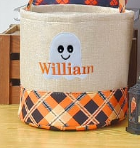 Plaid Halloween Buckets 9/14