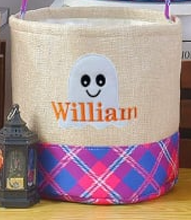 Plaid Halloween Buckets 9/14