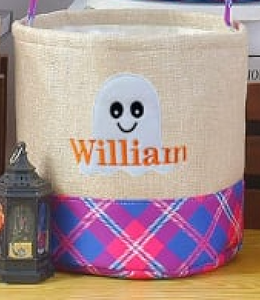 Plaid Halloween Buckets 9/14