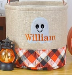 Plaid Halloween Buckets 9/14