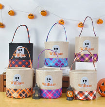 Plaid Halloween Buckets 9/14
