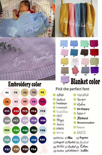 Knit Baby Blankets 9/21