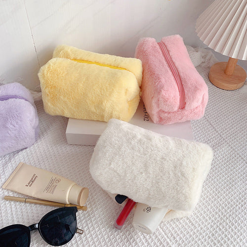 Plush Cosmetic Bags WEEKLY