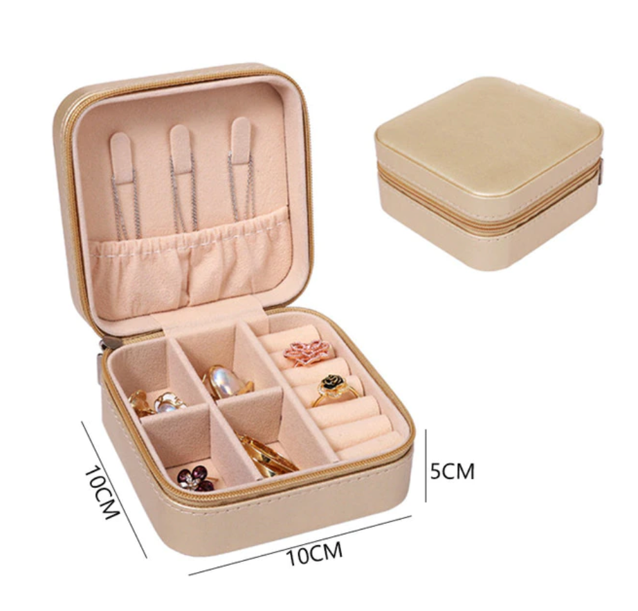 Small Jewelry Box Beige